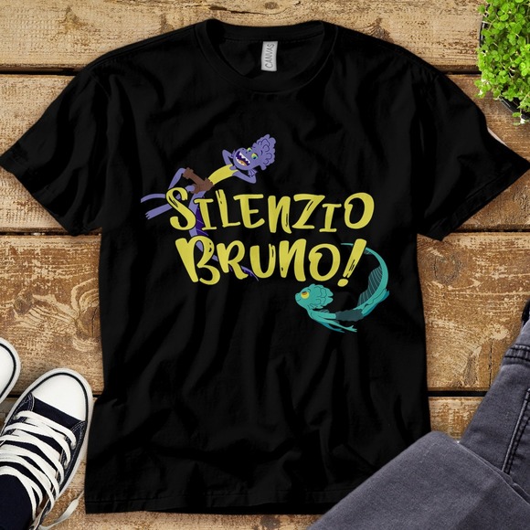 Disney Luca Silenzio Bruno! Characters Swimming T-Shirt Unisex Tee Adult T-shirt - Picture 1 of 2
